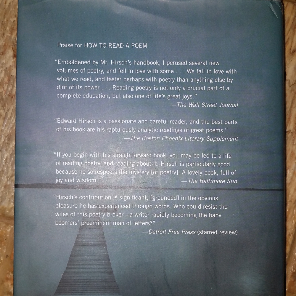 The Poet's Choice By Edward Hirsch Hardcover - Picture 4 of 4
